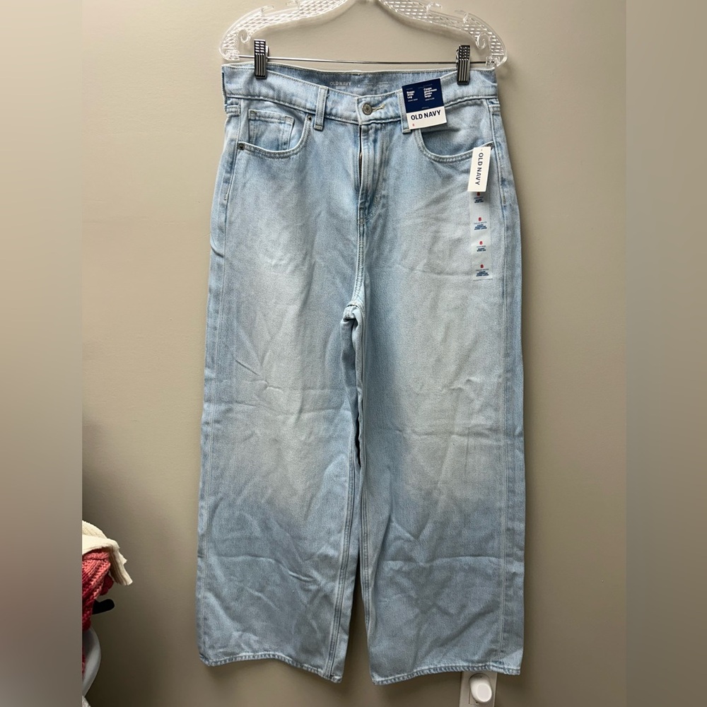 Old Navy Hi-Rise Baggy Wide Leg‎ Jeans